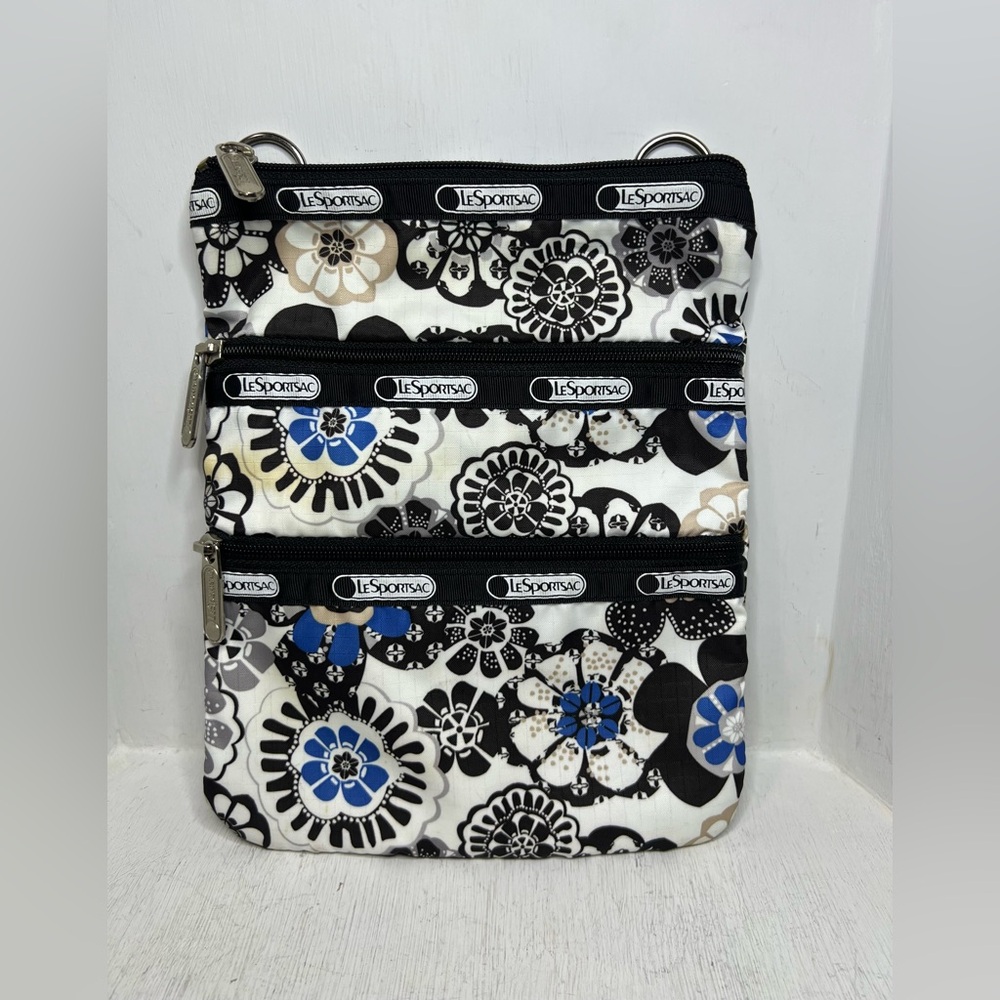 LeSportSac 3 Zipper Compartment Bag/Pouch